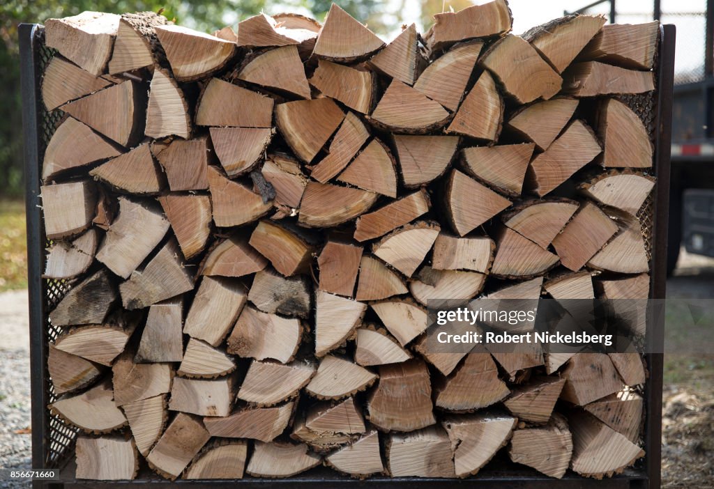 Cordwood In Charlotte, Vermont