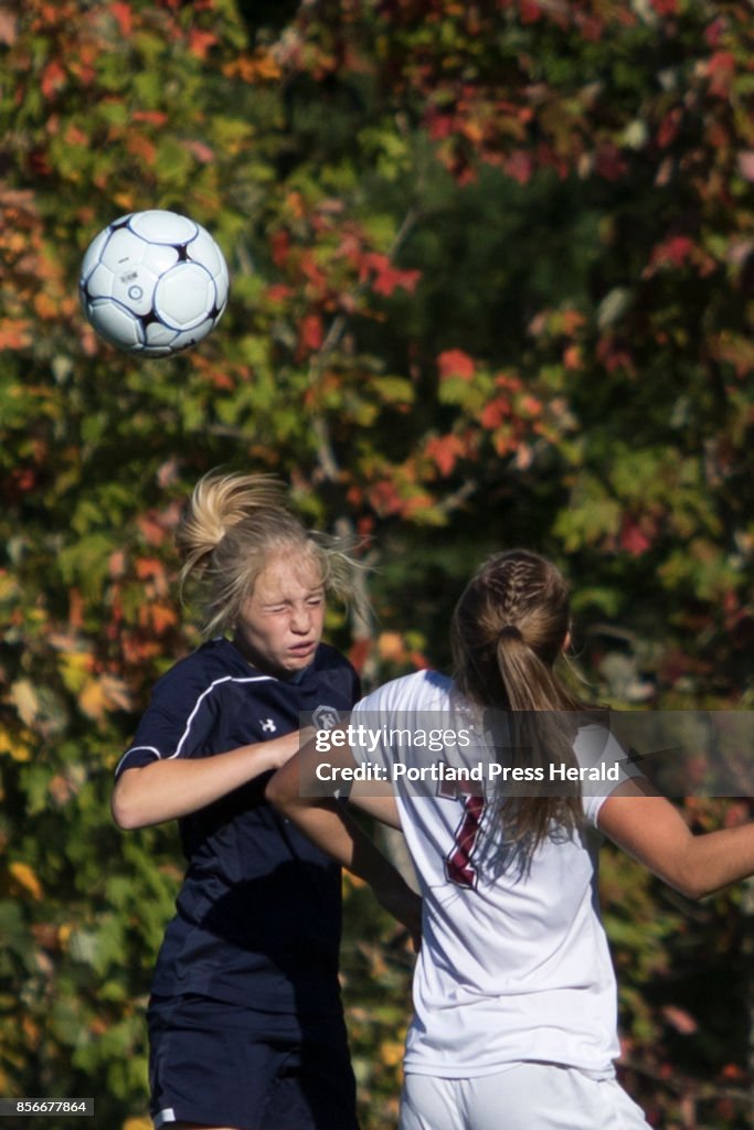 Yarmouth at Freeport girls soccer