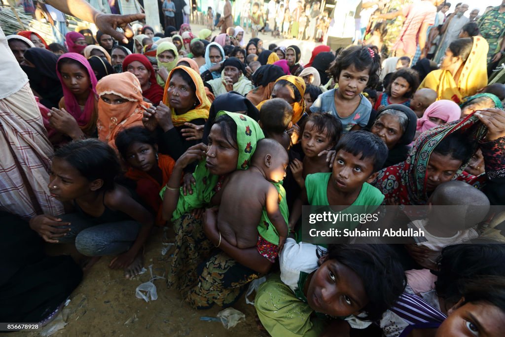 Rohingya Refugees Under Crisis In Camp In Bangladesh