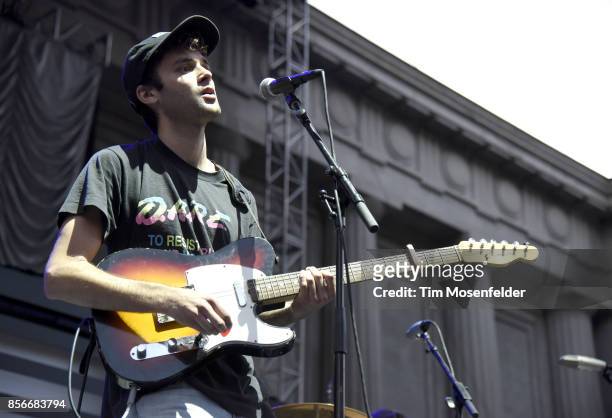 Jackson Phillips of Day Wave performs in support of the band's "The Days We Had" release at The Greek Theatre on September 30, 2017 in Berkeley,...