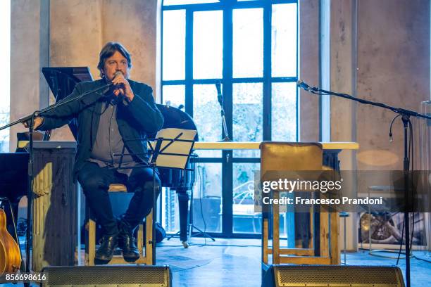 Cristiano De Andre' Presents 'De Andre Canta De Andre' vol.3 at Mimmo on October 2, 2017 in Milan, Italy.