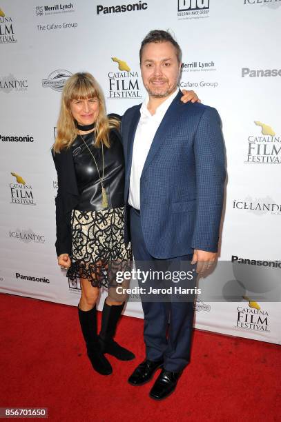 Catherine Hardwicke and Theodore Melfi attends the 2017 Catalina Film Festival on September 30, 2017 in Catalina Island, California.