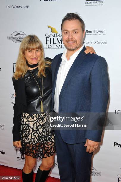 Catherine Hardwicke and Theodore Melfi attends the 2017 Catalina Film Festival on September 30, 2017 in Catalina Island, California.