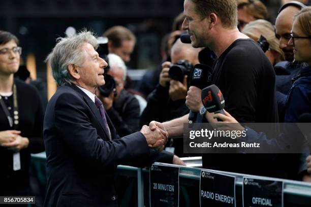 Roman Polanski attends the 'D'apres une histoire vraie' premiere at the 13th Zurich Film Festival on October 2, 2017 in Zurich, Switzerland. The...