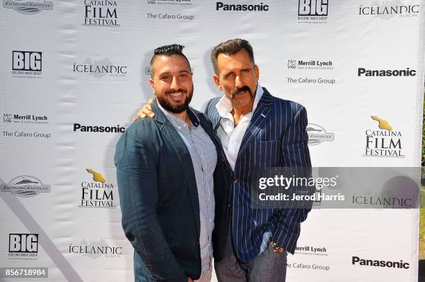 Director John J Budion and Wass Stevens attend the 2017 Catalina Film Festival on September 30, 2017 in Catalina Island, California.