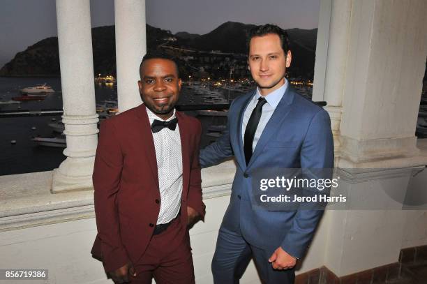 Catalina Film Festival co-founder Tim Kennedy and actor Matt McGorry attend the 2017 Catalina Film Festival on September 30, 2017 in Catalina Island,...