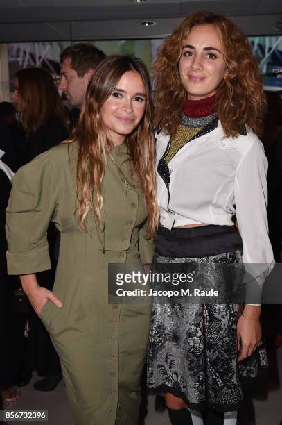 Miroslava Duma and Alexia Niedzielski attend Fashion Tech Lab launch event as part of Paris Fashion Week Womenswear Spring/Summer 2018, on October 2,...