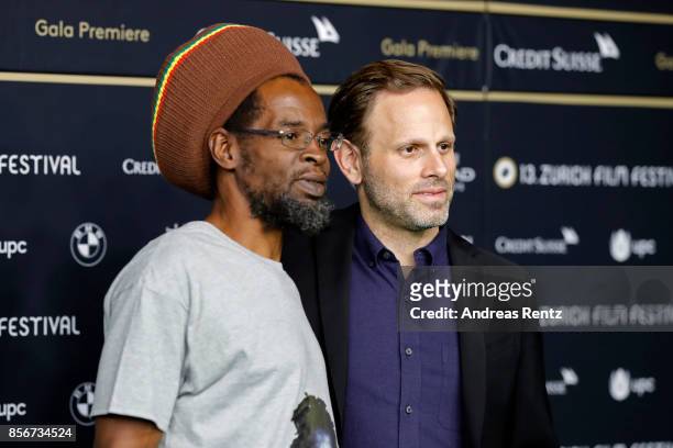 Colin Warner and Matt Ruskin attend the 'Crown Heights' photocall during the 13th Zurich Film Festival on October 2, 2017 in Zurich, Switzerland. The...