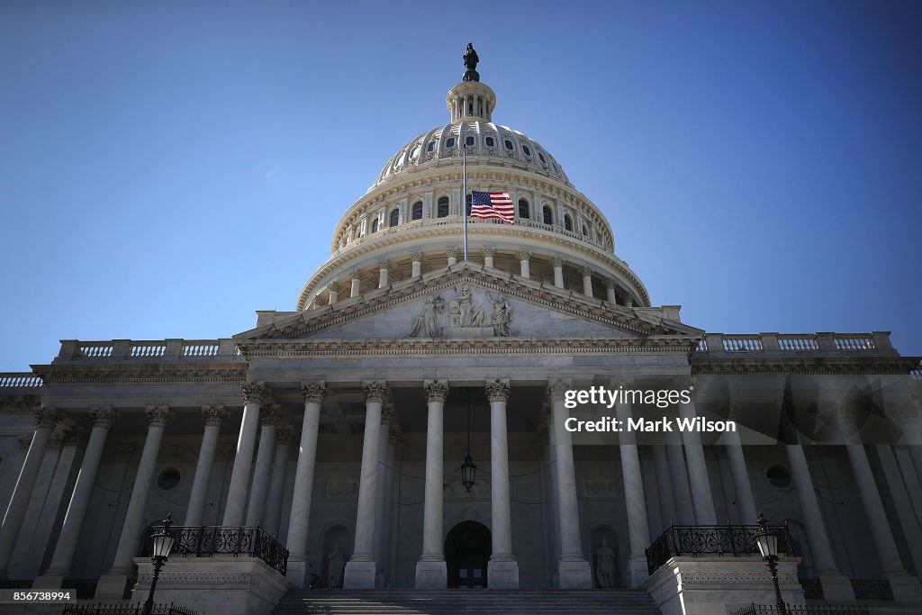 President Trump Orders Flags To Half Staff After Mass Shooting In Las Vegas