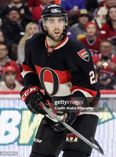 Jared Cowen of the Ottawa Senators plays in a game against the Montreal Canadiens at Canadian Tire Centre on January 15, 2015 in Ottawa, Ontario,...