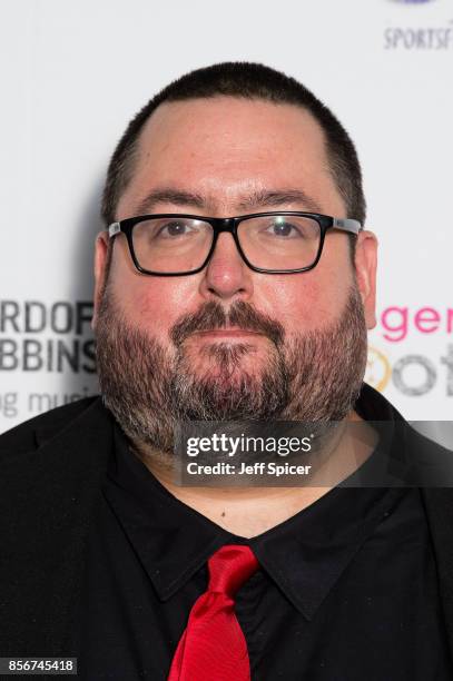 Ewen MacIntosh attends the Legends of Football fundraiser at The Grosvenor House Hotel on October 2, 2017 in London, England. The annual...