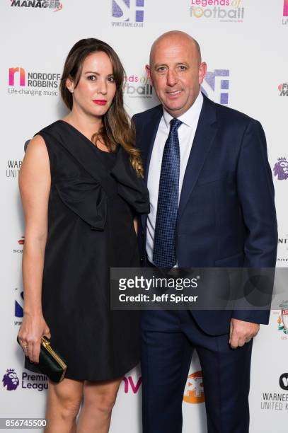 Gary McAllister attends the Legends of Football fundraiser at The Grosvenor House Hotel on October 2, 2017 in London, England. The annual...
