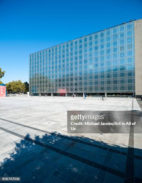 France, Paris, Institut du monde arabe facade - 27th september 2015
