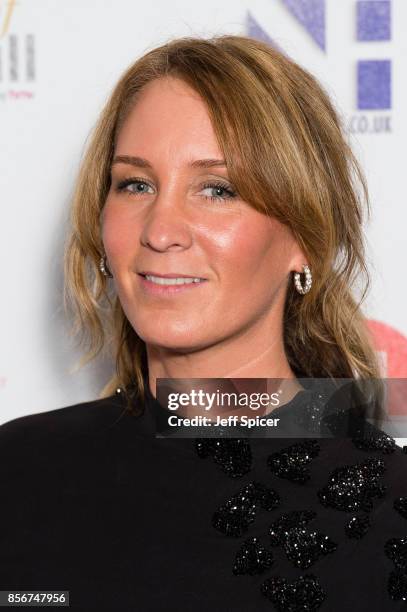 Suzie Turner attends the Legends of Football fundraiser at The Grosvenor House Hotel on October 2, 2017 in London, England. The annual...