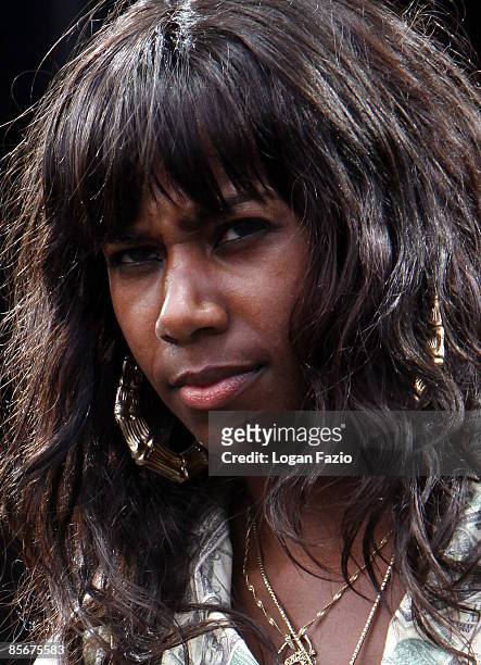 Singer Santigold performs at Ultra Music Festival at Bicentennial Park on March 27, 2009 in Miami, Florida.