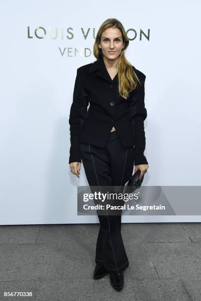 Gaia Repossi attends the Opening Of The Louis Vuitton Boutique as part of the Paris Fashion Week Womenswear Spring/Summer 2018 on October 2, 2017 in...