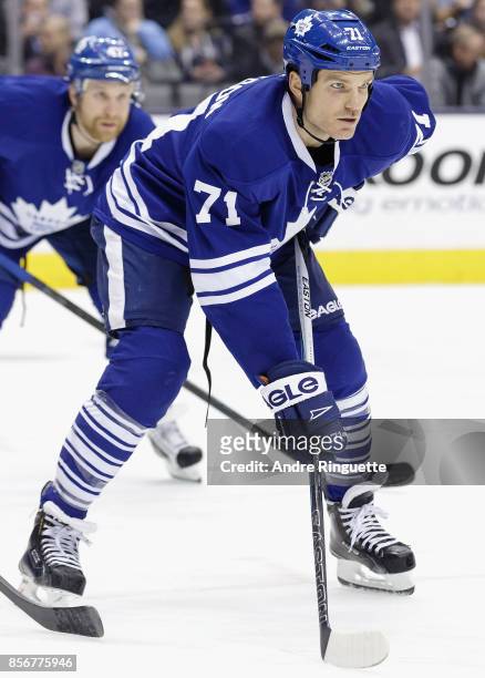 David Clarkson of the Toronto Maple Leafs plays in a game against the Arizona Coyotes at the Air Canada Center on January 29, 2015 in Toronto,...