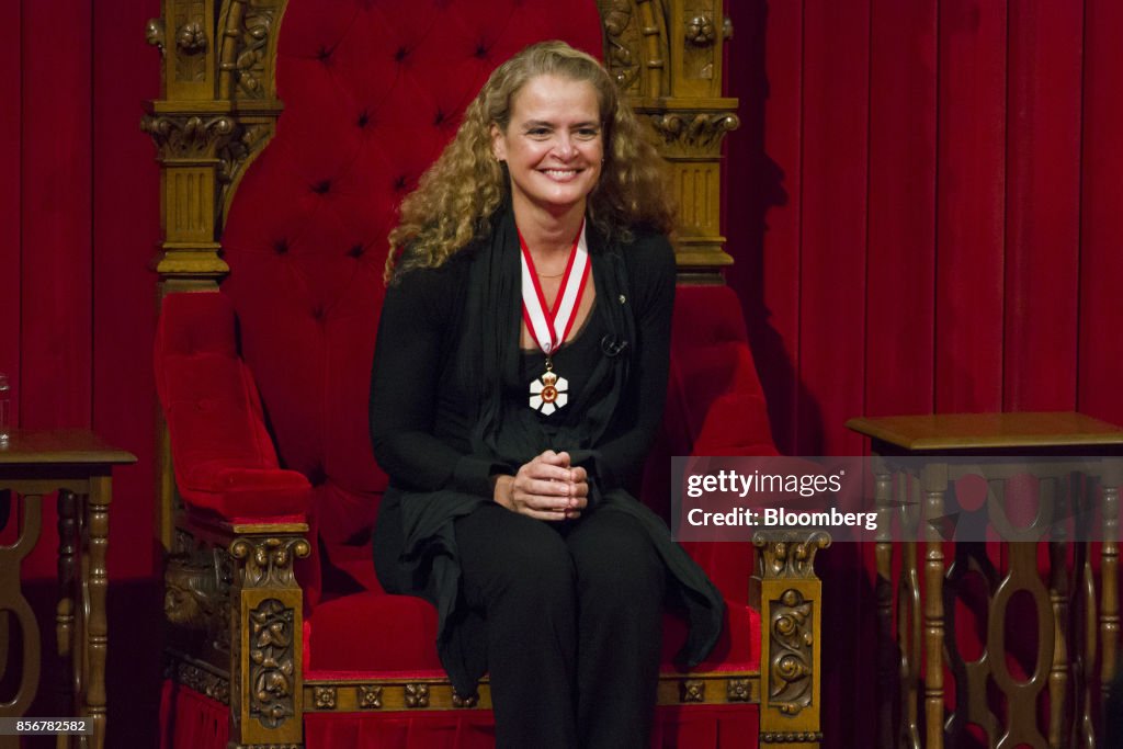 New Governor General Of Canada Julie Payette Attends Installation Ceremony