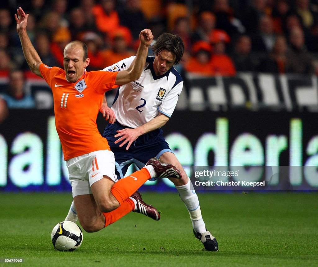 Netherlands v Scotland - FIFA2010 World Cup Qualifier