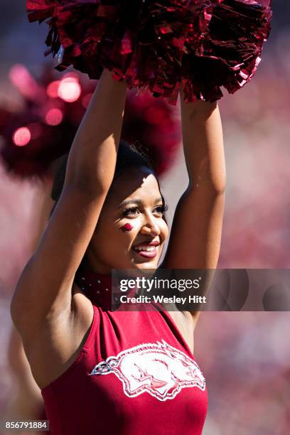 Arkansas Razorbacks Cheer 267 Razorback Cheerleaders Stock Photos, High-Res Pictures, and Images ...