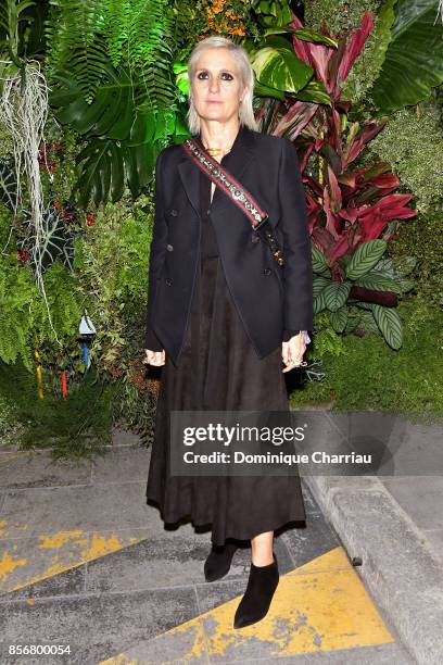 Maria Grazia Chiuri attends the Fashion Tech Lab Launch Event Hosted By Miroslova Duma And Stella McCartney as part of Paris Fashion Week Womenswear...