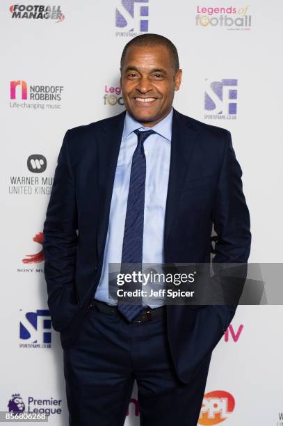 Mark Bright attends the Legends of Football fundraiser at The Grosvenor House Hotel on October 2, 2017 in London, England. The annual football-themed...