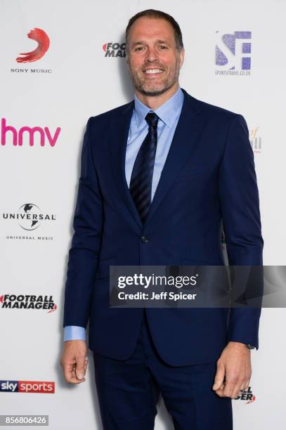 Martin Bayfield attends the Legends of Football fundraiser at The Grosvenor House Hotel on October 2, 2017 in London, England. The annual...