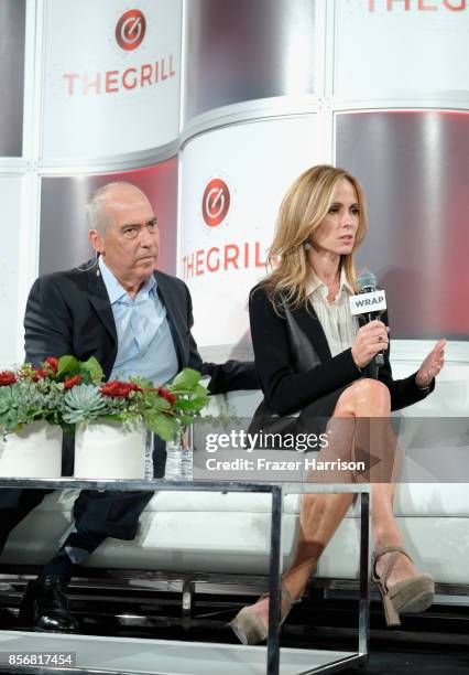 Co-Chairmans/CEOs, Fox Television Group, Gary Newman and Dana Walden speak onstage at TheWrap's 8th Annual TheGrill at Montage Beverly Hills on...