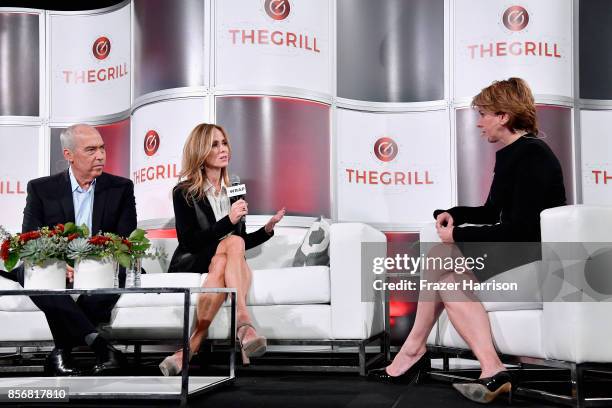 Co-Chairman and CEO's of Fox Television Group Gary Newman, Dana Walden, and CEO, TheWrap, Sharon Waxman attend TheWrap's 8th Annual TheGrill at...