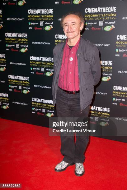 Michel Cremades attends "Goscinny et le Cinema - Asterix, Luky luke et Cie..." Exhibition at Cinematheque Francaise on October 2, 2017 in Paris,...