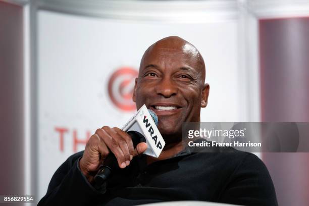 Writer/Director/Producer, John Singleton speaks onstage at TheWrap's 8th Annual TheGrill at Montage Beverly Hills on October 2, 2017 in Beverly...