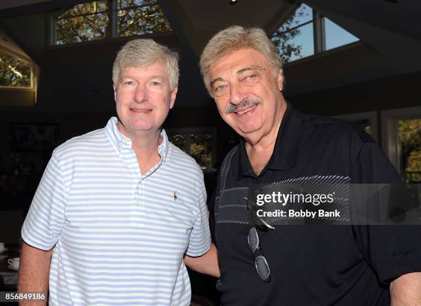 Daniel A. Jost and Vito Picone of The Elegants attend the 2nd Annual Laughs On The Links Celebrity Golf, Tennis & Bocce Outing at Richmond Country...