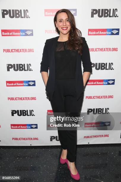 Ceci Fernandez attends the opening night celebration of "Tiny Beautiful Things" at The Public Theater on October 2, 2017 in New York City.