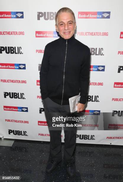 Tony Danza attends the opening night celebration of "Tiny Beautiful Things" at The Public Theater on October 2, 2017 in New York City.