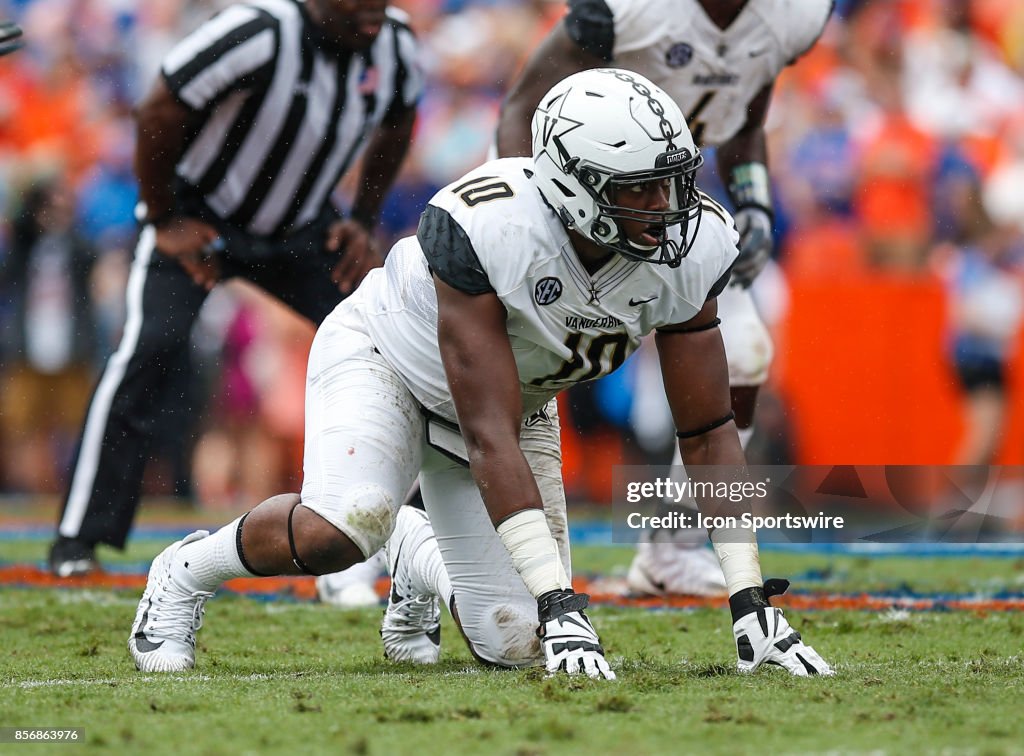 COLLEGE FOOTBALL: SEP 30 Vanderbilt at Florida