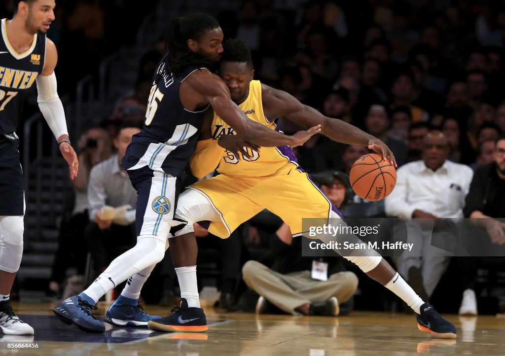 Denver Nuggets v Los Angeles Lakers