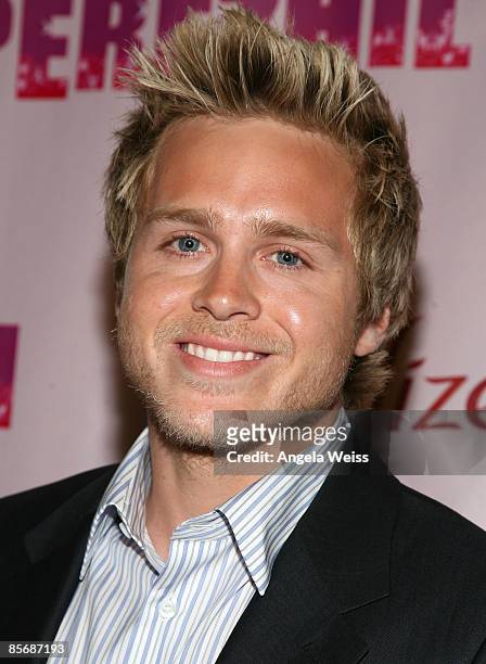 Personality Spencer Pratt arrives at Perez Hilton's "OMFB" 31st Birthday Party held at The Viper Room on March 28, 2009 in West Hollywood, California.