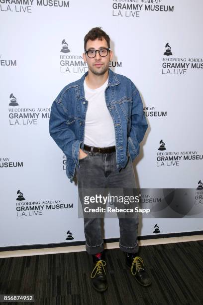 Jack Antonoff of Bleachers attends The Drop: Bleachers at The GRAMMY Museum on October 2, 2017 in Los Angeles, California.