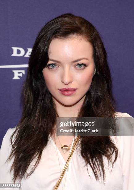 Francesca Eastwood attends the Premiere Of Dark Sky Films' "M.F.A." at The London West Hollywood on October 2, 2017 in West Hollywood, California.