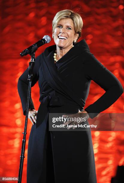 Financial advisor Suze Orman onstage during the 20th Annual GLAAD Media Awards at Marriott Marquis on March 28, 2009 in New York City.