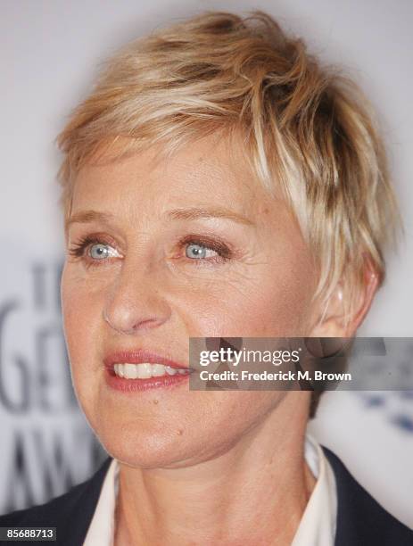 Television host Ellen Degeneres attends the 23rd annual Genesis Awards at the Beverly Hilton Hotel on March 28, 2009 in Beverly Hills, California.
