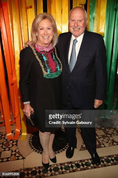 Ninah Lynne and Michael Lynne attend AFIM Celebracion! at Cipriani 42nd Street on October 2, 2017 in New York City.