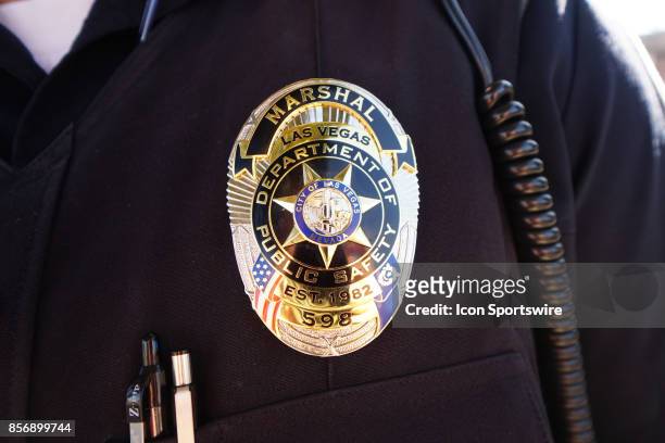 Las Vegas Marshal Badge , on October 02, 2017 in Las Vegas, NV.