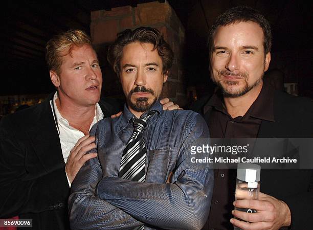 Val Kilmer, Robert Downey Jr., and writer-director Shane Black
