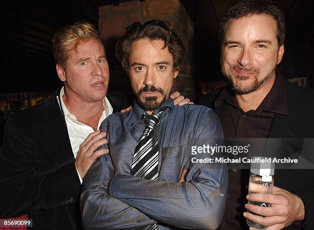 Val Kilmer, Robert Downey Jr., and writer-director Shane Black