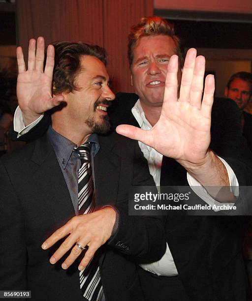 Robert Downey Jr. And Val Kilmer
