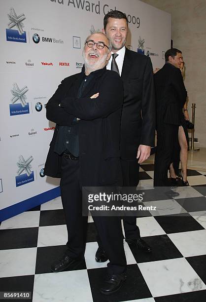 Hair stylist Udo Walz and his husband Carsten Thamm attend the 'Felix Burda Award Gala 2009' at Hotel Adlon Kempinski on March 29, 2009 in Berlin,...