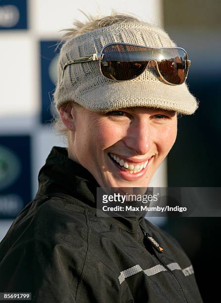 Zara Phillips attends day 2 of Gatcombe Horse Trials on March 29, 2009 at Gatcombe Park, Stroud, England.
