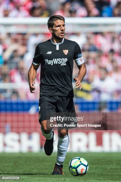 Daniel Filipe Martins Carrico of Sevilla FC during the La Liga 2017-18 match between Atletico de Madrid and Sevilla FC at the Wanda Metropolitano on...