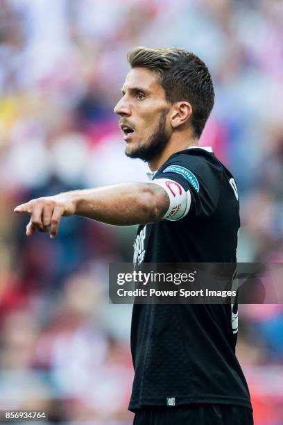 Daniel Filipe Martins Carrico of Sevilla FC in action during the La Liga 2017-18 match between Atletico de Madrid and Sevilla FC at the Wanda...